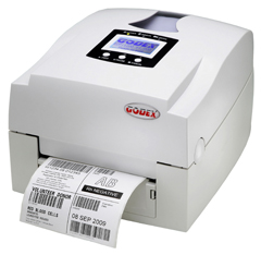 Термотрансферный принтер штрих-кода (этикеток) Godex EZPi 1300 (TT), 300dpi, USB, RS232, LPT, LAN (Ribbon 1") 