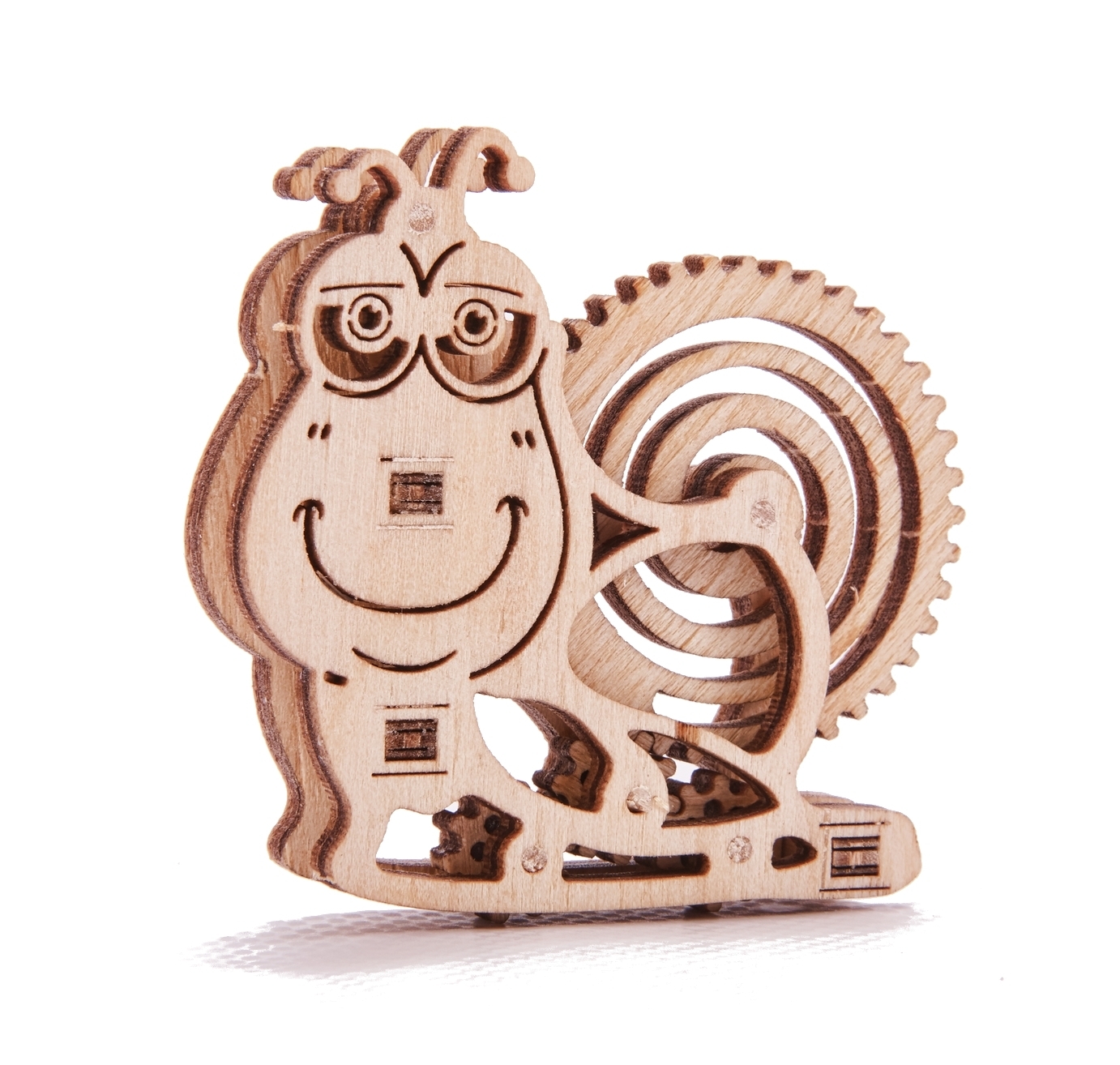 3D-пазл из дерева Wood Trick Вудик Улитка (1234-W3)