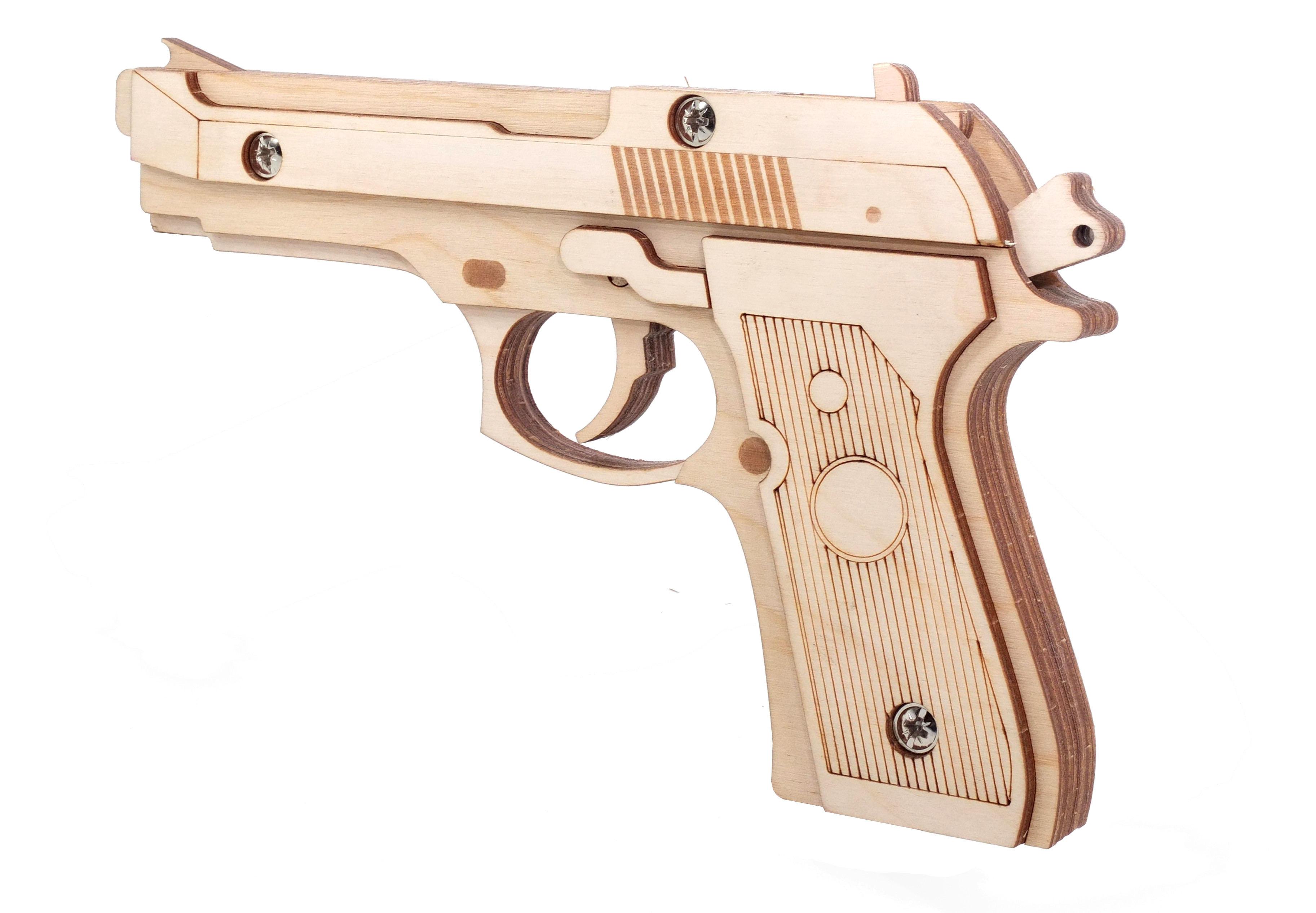 Конструктор-пистолет Древо Игр Резинкострел Беретта (DI-P003)